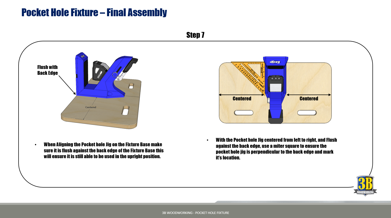 Kreg Pocket Hole Workstation - 3B Woodworking