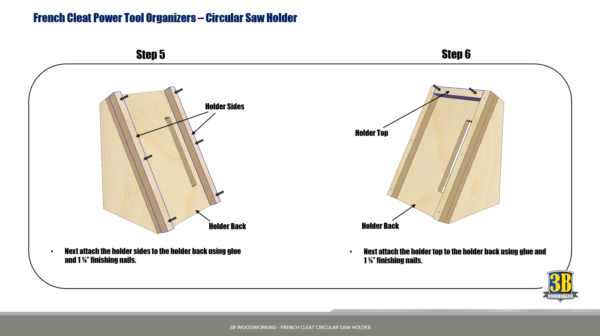 French Cleat Circular Saw Holder - Build Plans - Image 2