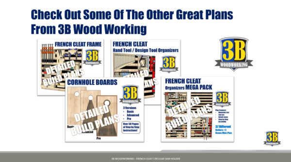 French Cleat Circular Saw Holder - Build Plans - Image 5