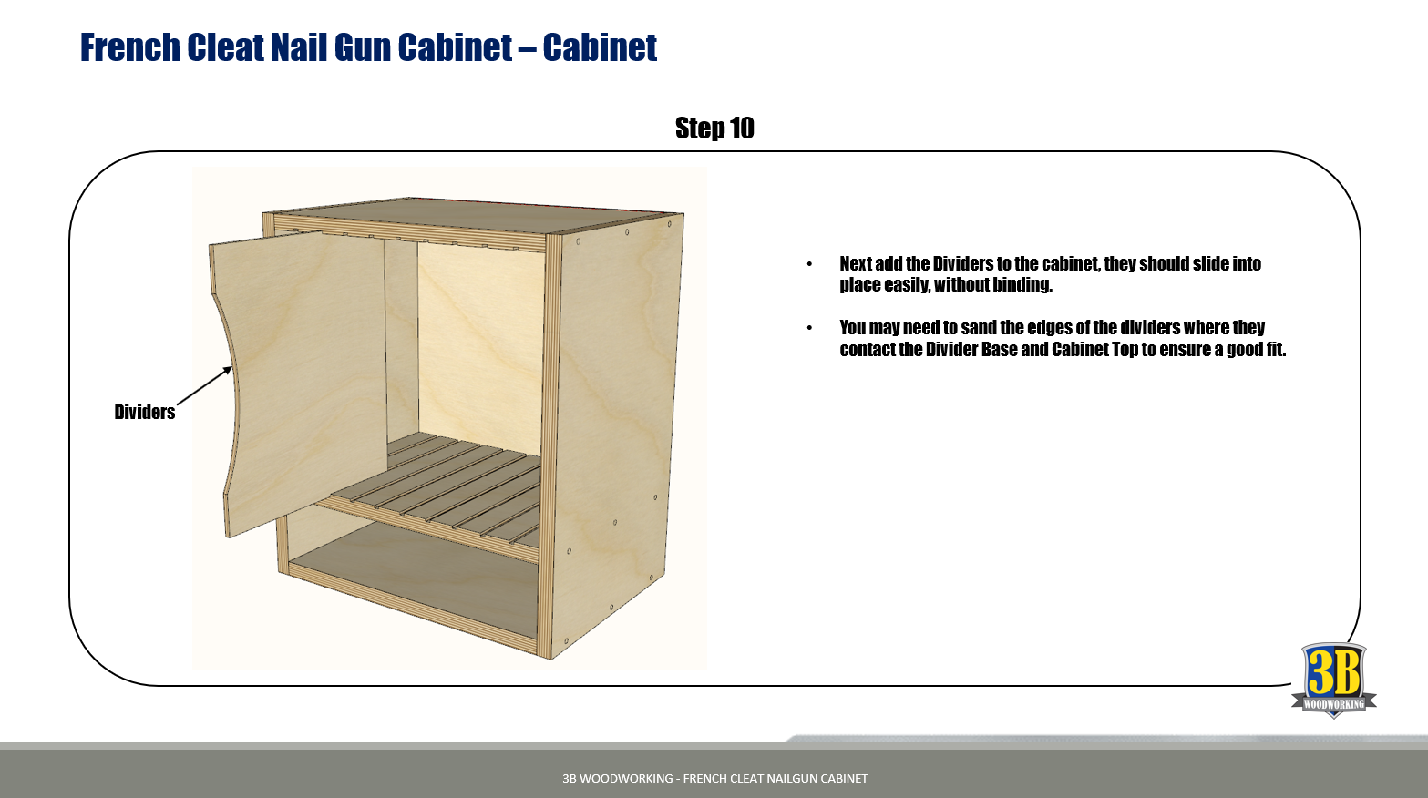 Nail Gun Organizer Build Plans 3B Woodworking