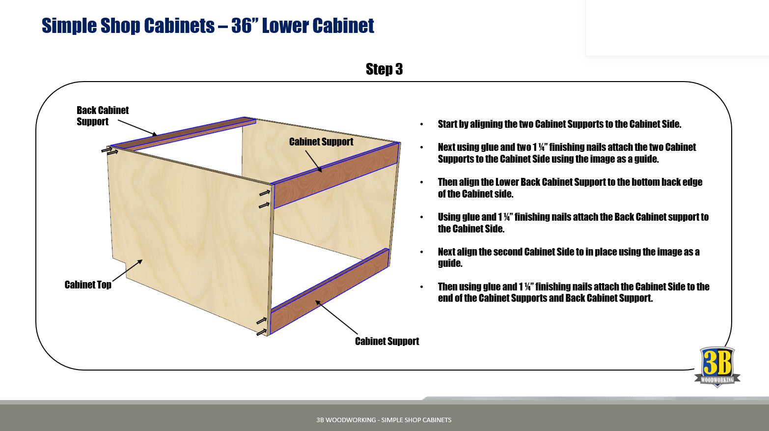 Simple Shop Build Plans 3B Woodworking