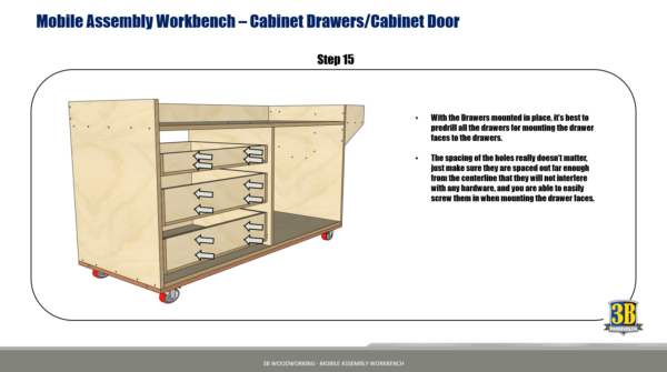 Mobile Assembly Workbench, Compact Workbench, Outfeed Table - Digital Download / Build Plans / Woodworking Plans - Image 5