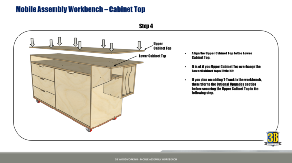 Mobile Assembly Workbench, Compact Workbench, Outfeed Table - Digital Download / Build Plans / Woodworking Plans - Image 6