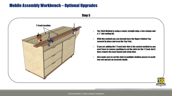 Mobile Assembly Workbench, Compact Workbench, Outfeed Table - Digital Download / Build Plans / Woodworking Plans - Image 8