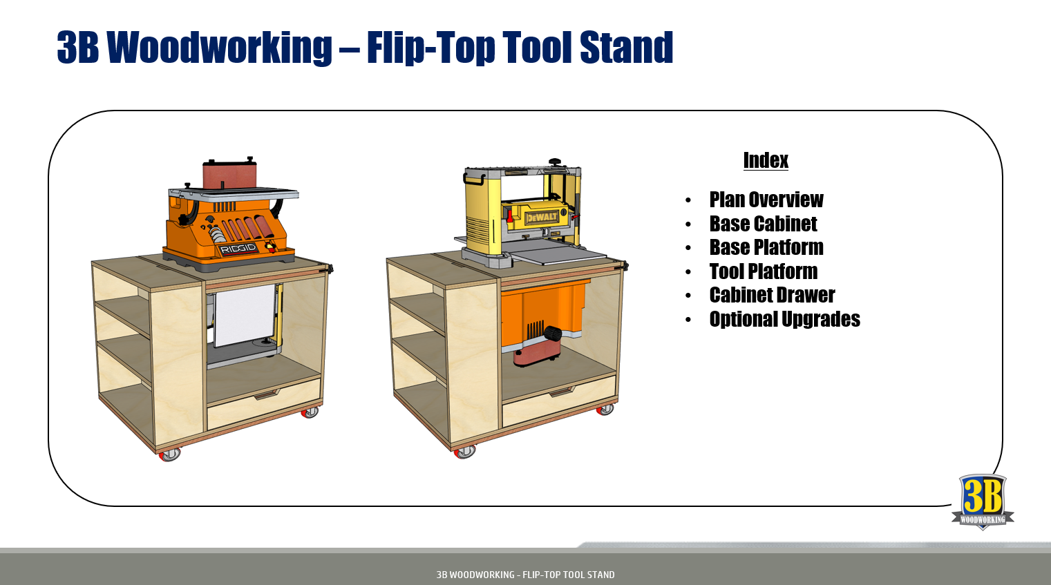 Flip Top Tool Stand