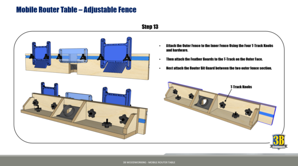 Mobile Router Table - Metric Build Plans | Woodworking Plans, DIY Router Table, Router Table Plans - Image 9