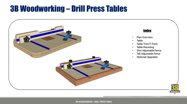 3bwoodworking drill press plans