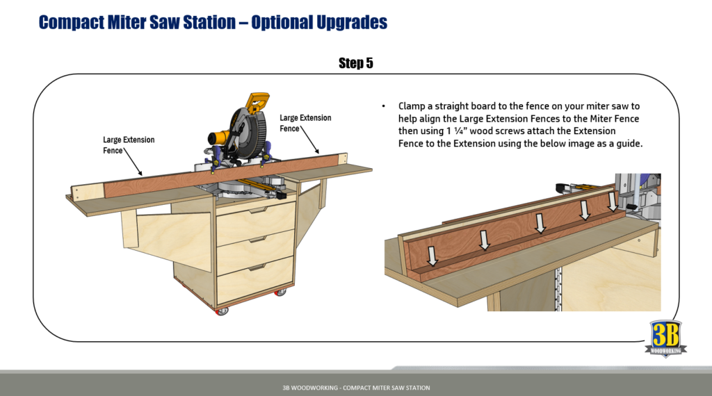 Compact Miter Saw Station – Build Plans - 3B Woodworking